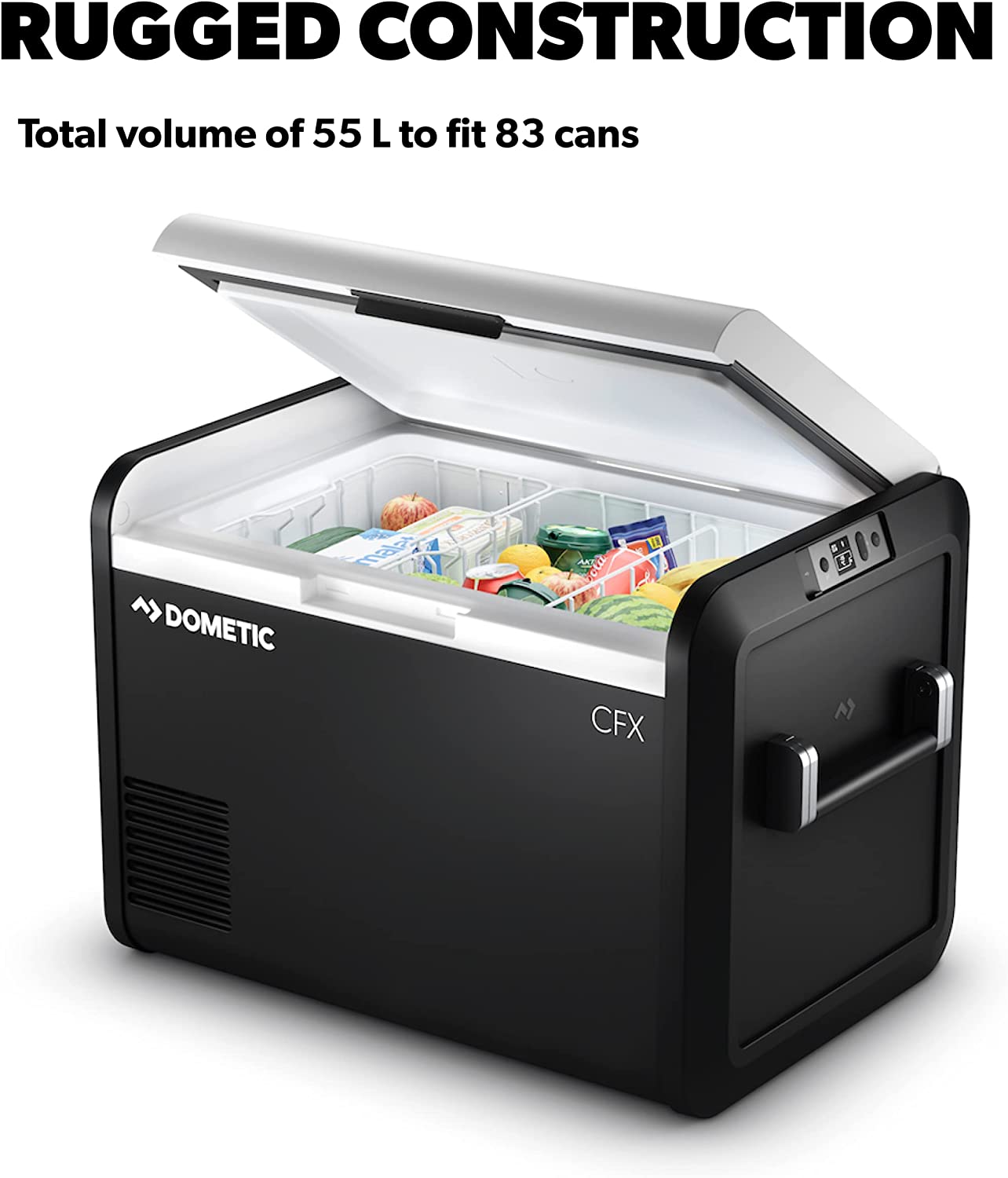 DOMETIC CFX3 55-Liter Portable Refrigerator and Freezer with ICE MAKER-Stumbit Food